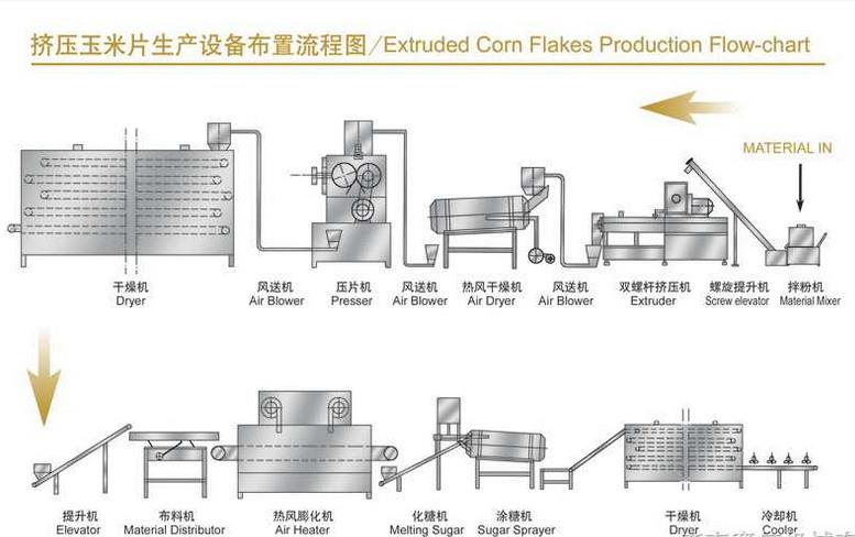 Corn Flakes Manufacturing Plant